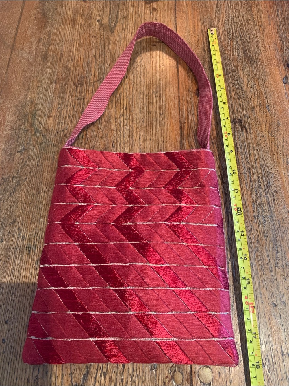 Natash Barrault Red Woven Bag π«π· - Picture 7 of 8
